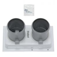 Адаптер для дымохода с гайками и  прокладками, turboFIT