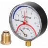 Термоманометр радиальный 80 мм 6 бар 0-120°C 1/2" GAPPO (с автомат. запорным клапаном) /60/5 шт.уп