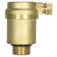 Воздухоотводчик автоматический 1/2", горизонтальный выброс воздуха, желтый, 1/ 150 шт