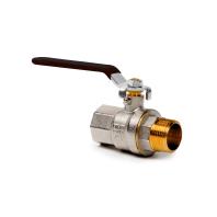 Кран шар руч/рыч лат ВР/НР1 1/4,PN40,RTP, шт