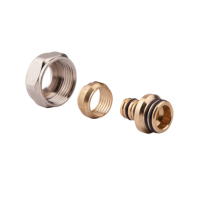 101 20X2 Фитинг Евроконус для пласт. и металлопласт. трубы, резьба 3/4" (с 4 прокладками)