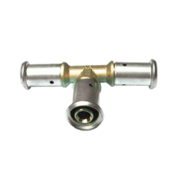 Тройник равнопроходный, латунь пресс, 32x32x32 Тройник равнопроходный, латунь пресс, 32x32x32