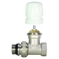 Прямой вентиль термостатический 1/2" с патрубком антипротечка, 14/ 112 шт