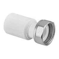 Муфта накид/гайPPR25х 3/4, пластик штуцер, бел,RTP, шт