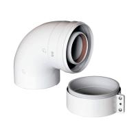 Начальный коаксиальный отвод 90° для всех котлов BAXI кроме ECO Classic /ECO Nova, диам. 60/100 мм