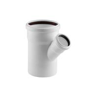 Тройник ELITE МК МПП 110/50х45,белый, РТП