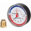Термоманометр аксиальный 80 мм 6 бар 0-120°C 1/2" GAPPO (с автомат. запорным клапаном) /60/5 шт.уп