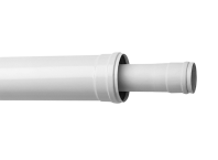 Коаксиальное удлинение полипропиленовое, диам. 80/125 мм, длина  500 мм для конденсационных котлов*