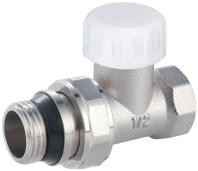 Прямой нижний клапан 1/2"  с патрубком антипротечка, 20/ 160 шт