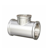 Тройник переходной LD Pride DN25х15х25 (1"ВР х 1/2"ВР х 1"ВР) латунь никель