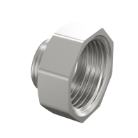 Переход LD Pride N25х15 (1"ВР х 1/2"НР) латунь никель