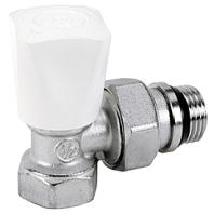 Угловой ручной клапан 1/2" компактный, отвод без герметичной прокладки / 1 / 50 шт