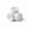 PP-R Тройник двухплоскостной Белый  20
