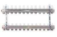 K005 1''x13 Коллектор без расходомеров, с кронштейнами, под сервоприводы М28х1,5