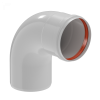 Отвод 90° d 80 мм