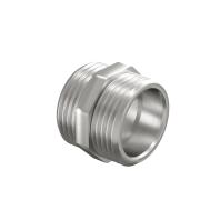 Ниппель прямой LD Pride DN15 (1/2") НР/НР латунь никель