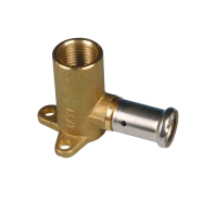 Водорозетка ВР, латунь пресс, 20x1/2" (52 мм) Водорозетка ВР, латунь пресс, 20x1/2" (52 мм)