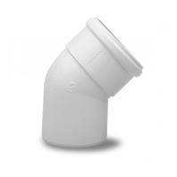 Отвод полипропиленовый 45°,  диам. 80 мм