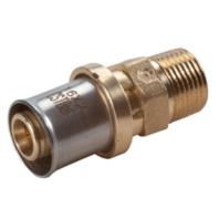 Прямой фитинг с нар. резьбой 1/2"x(16x2) “Мультипресс”