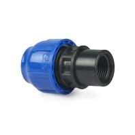 Муфта компрессионная, полипропилен внутренняя резьба 20х 1/2", для полиэтиленовых труб, РТП