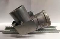 Отвод 90° Dn 80 мм, с опорной консолью