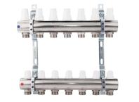 K005 1''x 7 Коллектор без расходомеров, с кронштейнами, под сервоприводы М28х1,5