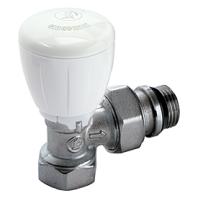 Угловой микрометрический термостатический клапан 1/2"