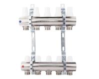 K005 1''x 5 Коллектор без расходомеров, с кронштейнами, под сервоприводы М28х1,5