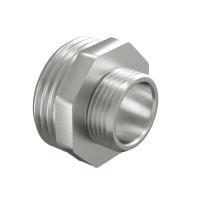 Ниппель переходной LD Pride DN25х15 (1"НР х 1/2"НР) латунь никель
