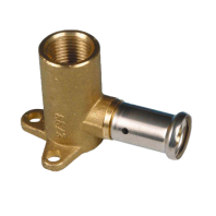 Водорозетка ВР, латунь пресс, 16x1/2" (52 мм)