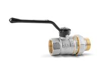 Кран шаровой латунный LD Pride 47.25.В-ГШ.Р Ду 25 Ру 40 рычаг