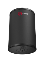 Бойлер косвенного нагрева настенный с нижним подключением KRATS 160 Comfort черный (нерж.,объем ГВС 