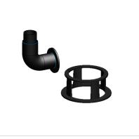 Кольцевое основание DN80/100 с коленом