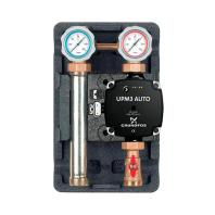 Насосная группа UK без смесителя, 1" с насосом Grundfos UPM3 Hybrid 25-60*