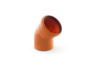 Отвод НК ПП 110х45, рыжий,РТП