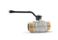 Кран шаровой латунный LD Pride 47.25.Н-Н.Р Ду 25 Ру 40 рычаг