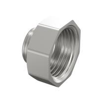 Переход DN25х15 (1"ВР х 1/2"НР) латунь никель