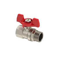 Кран шар руч/баб лат ВР/НР1 1/4,PN25ник,RTP, шт