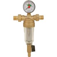 Фильтр промывной хол. воды 1/2" с монометром GAPPO /10/1 шт.уп
