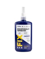 Герметик анаэробный разборный, средней прочности, средней вязкости 250 мл., синий, SANFIX