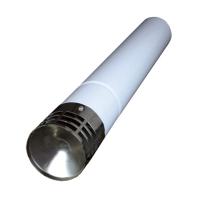 Труба воздуховода d 80 мм с защитной решеткой