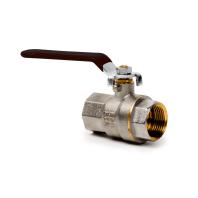 Кран шар руч/рыч лат ВР/ВР2,PN40,RTP, шт