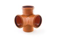 Крестовина двухплоскостная НК ПП 110/110/110х87, рыжий,РТП