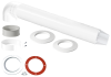 VIVAT Дымоход коаксиальный комплектный d 60/100 - 0,75 м Стандарт (Все котлы, кроме Immergas и Navie
