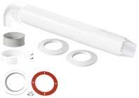 VIVAT Дымоход коаксиальный комплектный d 60/100 - 0,75 м Стандарт (Все котлы, кроме Immergas и Navie