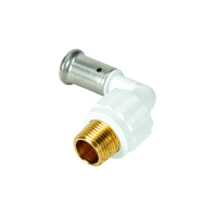 Угольник 90° НР, ПВДФ пресс (белый), 32x1" Угольник 90° НР, ПВДФ пресс (белый), 32x1"