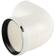 Отвод полипропиленовый 87°,  диам. 80 мм