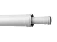 Коаксиальное удлинение полипропиленовое, диам. 80/125 мм, длина 1000 мм для конденсационных котлов