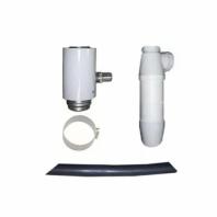 Присоединительный элемент d 80/125 мм с конденсатоотводчиком, со шлангом, сифоном и отверстием для п