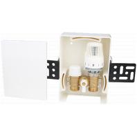 Узел терморегулирующий 3/4" для тёплого пола GAPPO (внутр. регулир.) /4/1 шт.уп/